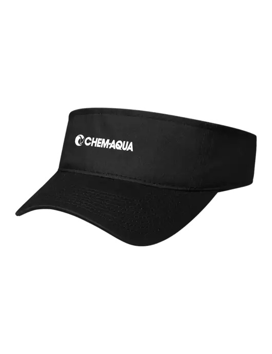 Black Cap Visor w/Chem-Aqua Logo
