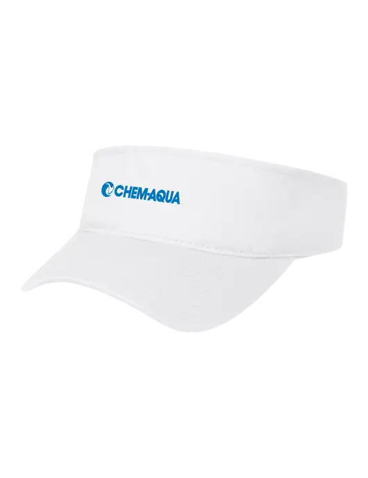 White Cap Visor w/Chem-Aqua Logo
