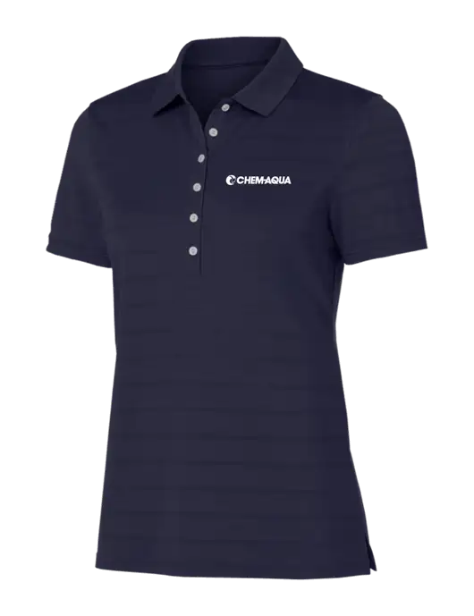 Callaway Womens Navy Ventilated Polo w/Chem-Aqua Logo
