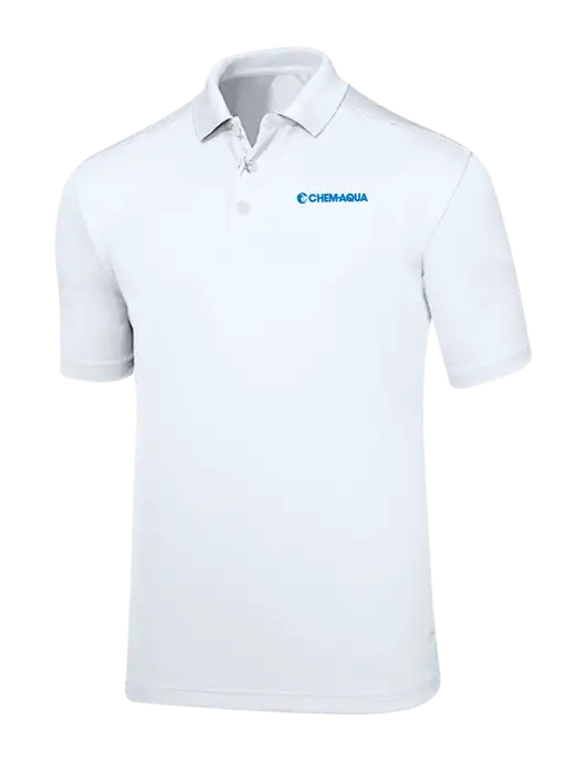 Callaway Core Bright White Performance Polo w/Chem-Aqua Logo