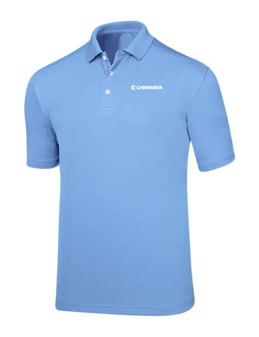 Callaway Core Light Blue Performance Polo w/Chem-Aqua Logo