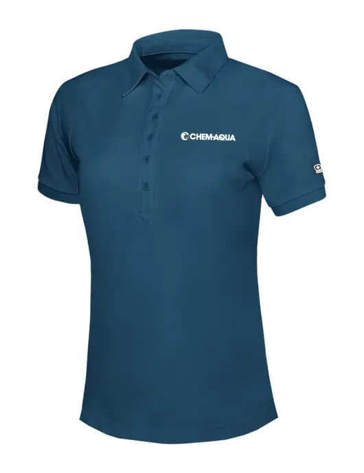 OGIO Womens Light Navy Jewel Polo w/Chem-Aqua Logo