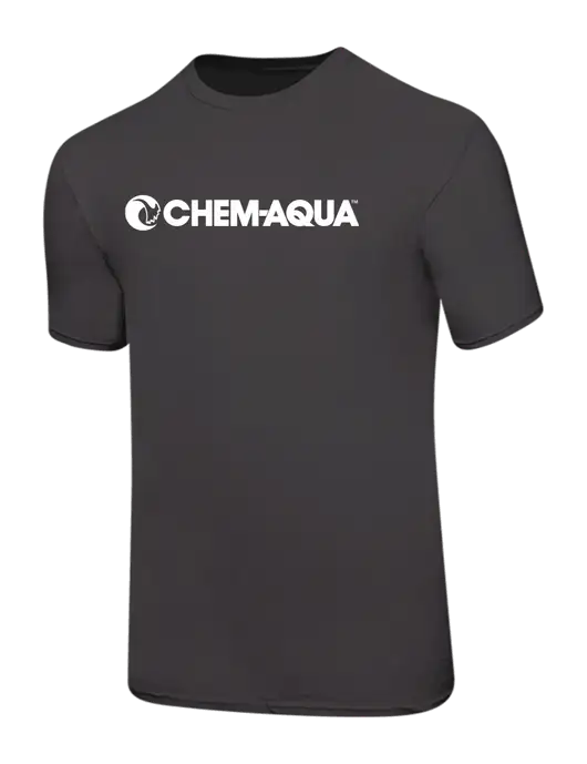 Ring Spun Charcoal 4.5 oz T-Shirt w/Chem-Aqua Logo