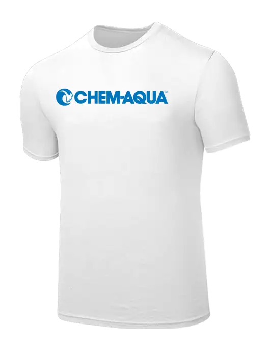 Seriously Soft White T-Shirt w/Chem-Aqua Logo