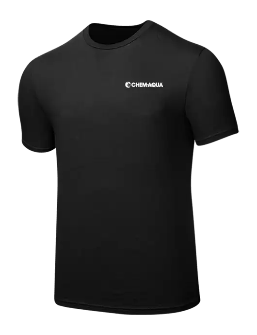 Seriously Soft Black T-Shirt w/Chem-Aqua Logo