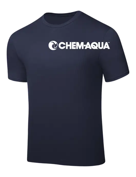Navy PosiCharge Competitor Tee w/Chem-Aqua Logo