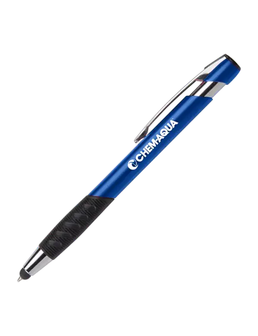 Alize Blue Stylus Black Ink Pen w/Chem-Aqua Logo