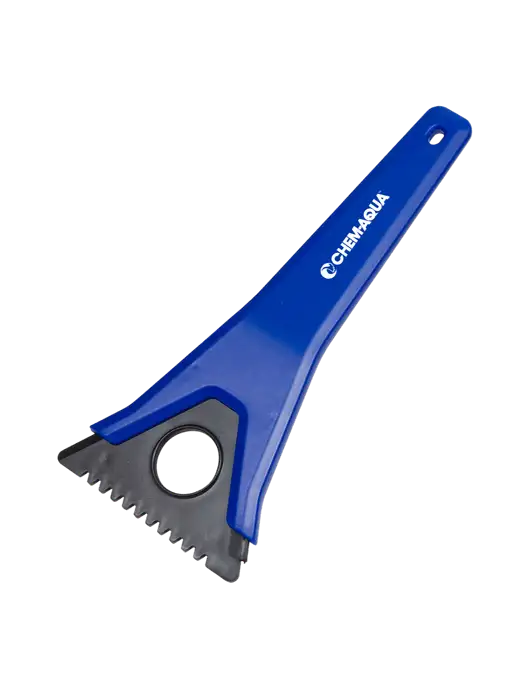 TriBlade Blue Windshield Scraper w/Chem-Aqua Logo
