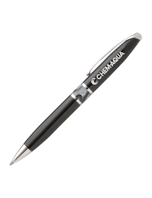 Illusion Black Pen - Black Ink w/Chem-Aqua Logo