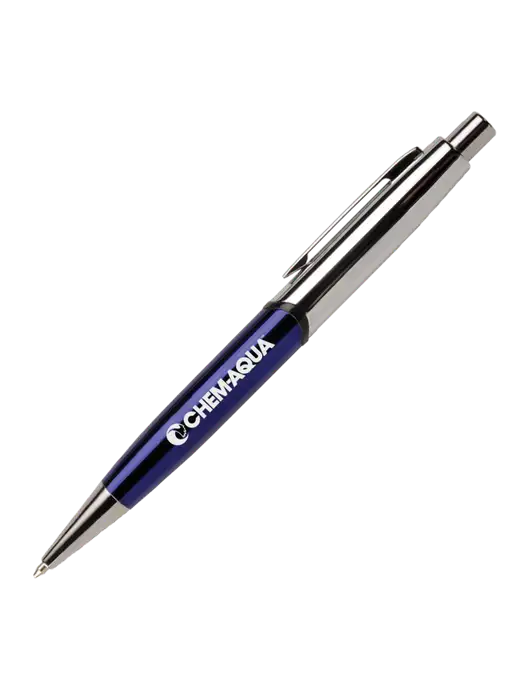 Chimera Blue Pen - Black Ink w/Chem-Aqua Logo