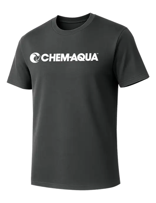 Allmade Charcoal Grey Organic Cotton Tee w/Chem-Aqua Logo