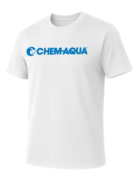 Allmade Bright White Organic Cotton Tee w/Chem-Aqua Logo