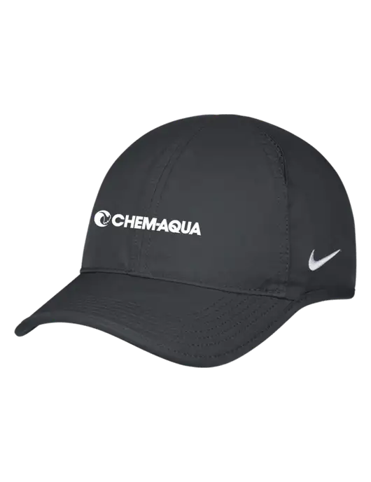 Nike Charcoal Featherlight Cap w/Chem-Aqua Logo