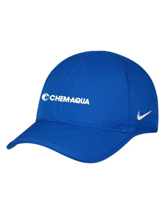 Nike Royal Featherlight Cap w/Chem-Aqua Logo