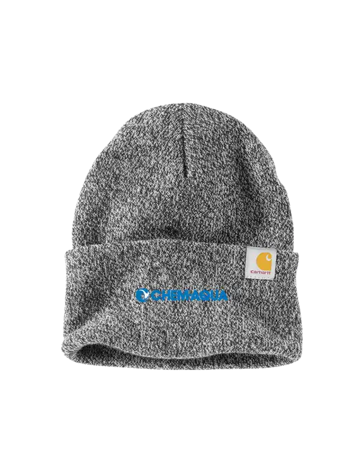 Carhartt Medium Grey Heather Watch Cap 2.0 w/Chem-Aqua Logo