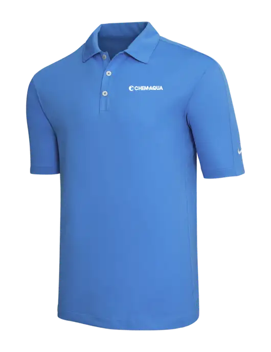 Nike Light Royal Blue Tech Sport Dri-FIT Polo w/Chem-Aqua Logo