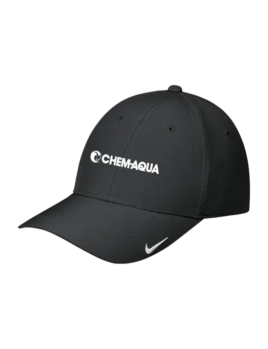 Nike Black Dri-FIT Legacy Cap w/Chem-Aqua Logo
