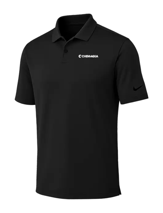 Nike Black Dri-FIT Vapor Polo w/Chem-Aqua Logo