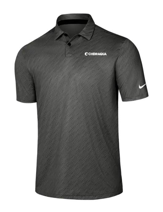 Nike Dark Grey Vapor Dash Polo w/Chem-Aqua Logo