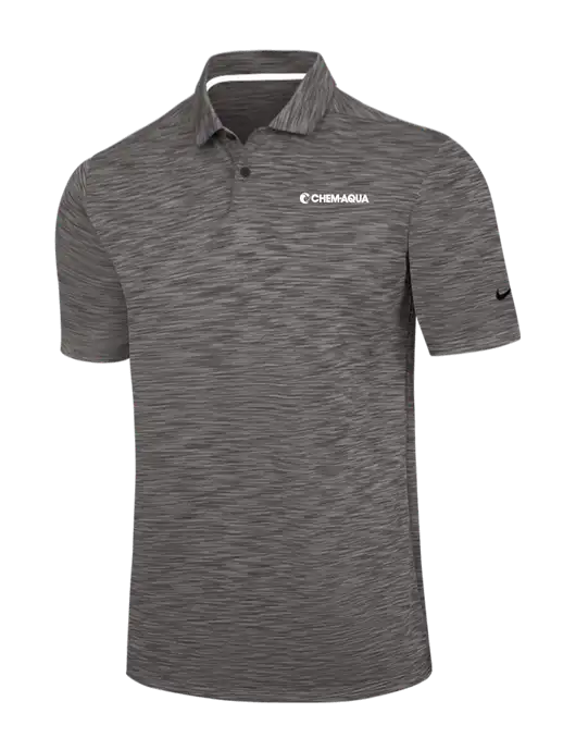 Nike Dark Grey Dri-FIT Vapor Space Dyed Polo w/Chem-Aqua Logo