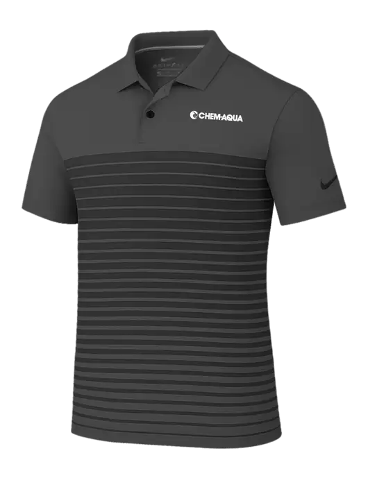 Nike Dark Grey Dri-FIT Vapor Block Polo w/Chem-Aqua Logo